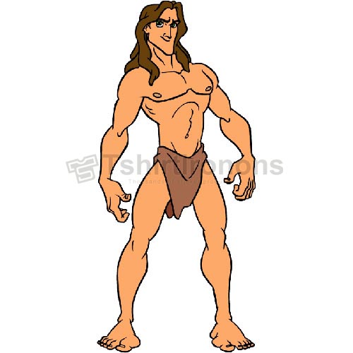 Tarzan T-shirts Iron On Transfers N6429 - Click Image to Close